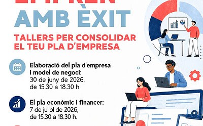 EMPRÈN AMB ÈXIT. TALLERS PER CONSOLIDAR EL TEU PLA D’EMPRESA